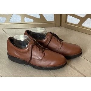 Eva-Tech Footonic II brown leather oxford Sneaker Cushion shoes Men US 8.5 E